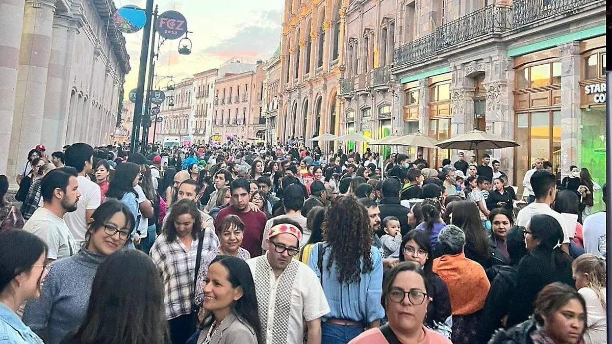 Turistas en Zacatecas